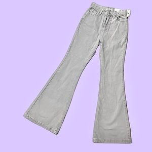 💜 PACSUN HIGH-WAIST FLARE JEANS Dusty Lavender